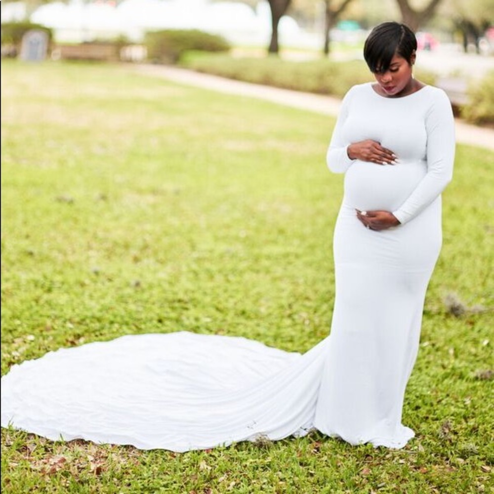 White maternity/wedding  dress